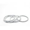 anneaux boules argent