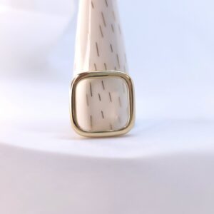 bague carree or