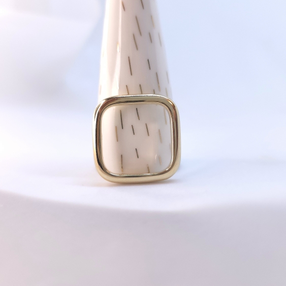 bague carree or